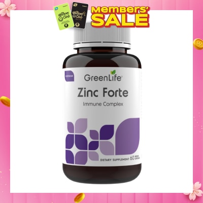 GREENLIFE Zinc Forte Dietary Capsule (Immune Complex) 60s