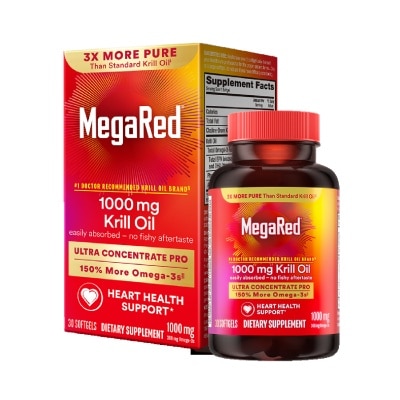 MEGARED Omega 3 Krill Oil Ultra Concentrate Pro 1000mg Softgel 30s image