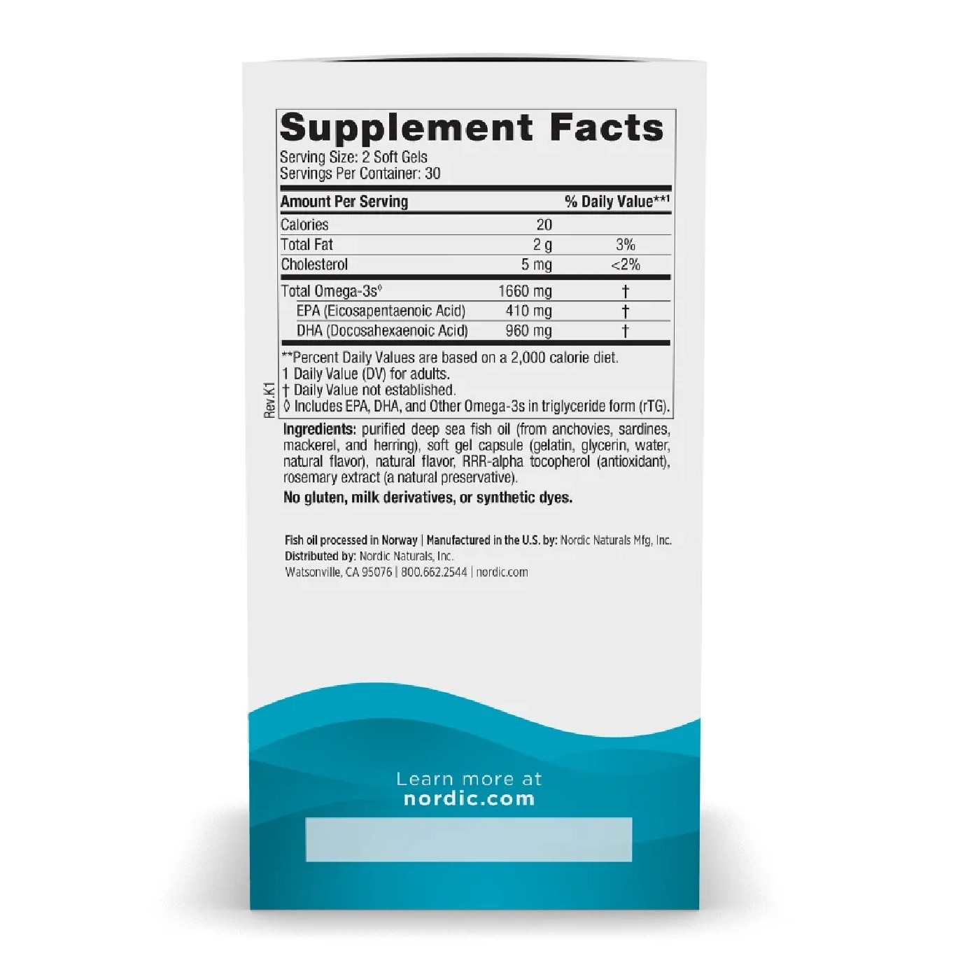 DHA Xtra Fish Oil Supplement Softgel 60s