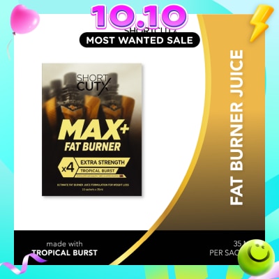 SHORTCUTX MAX+ Tropical Burst Fat Burner Juice 35ml x 15s image