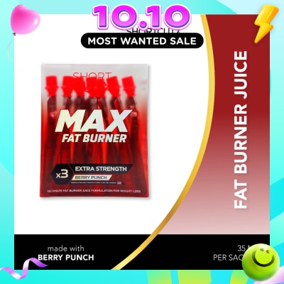 SHORTCUTX MAX Berry Punch Fat Burner Juice 35ml x 7s image