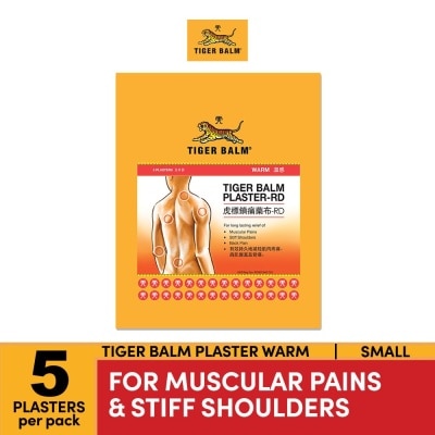 TIGER BALM - Plaster Warm Small (For Muscular Pains & Stiff Shoulders) 5s