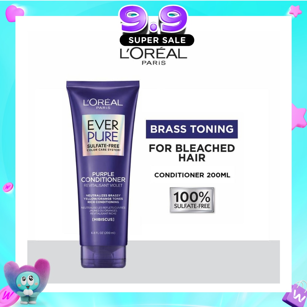 EverPure Brass Toning Purple Sulfate-free Conditioner (Neutralise Brassiness For All Colored Hair) 200ml image