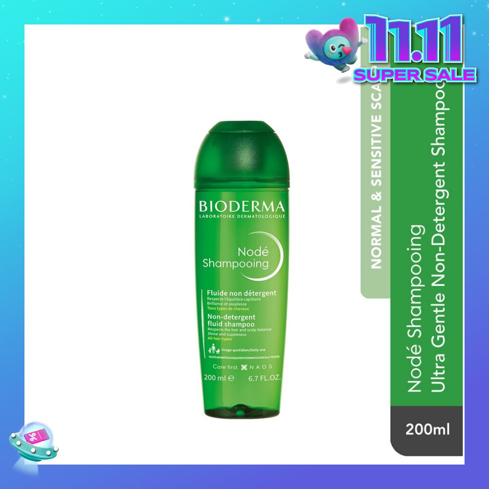 Node Shampooing Ultra-Gentle Non-Detergent Shampoo (Normal Hair and Sensitive Scalp) 200ml