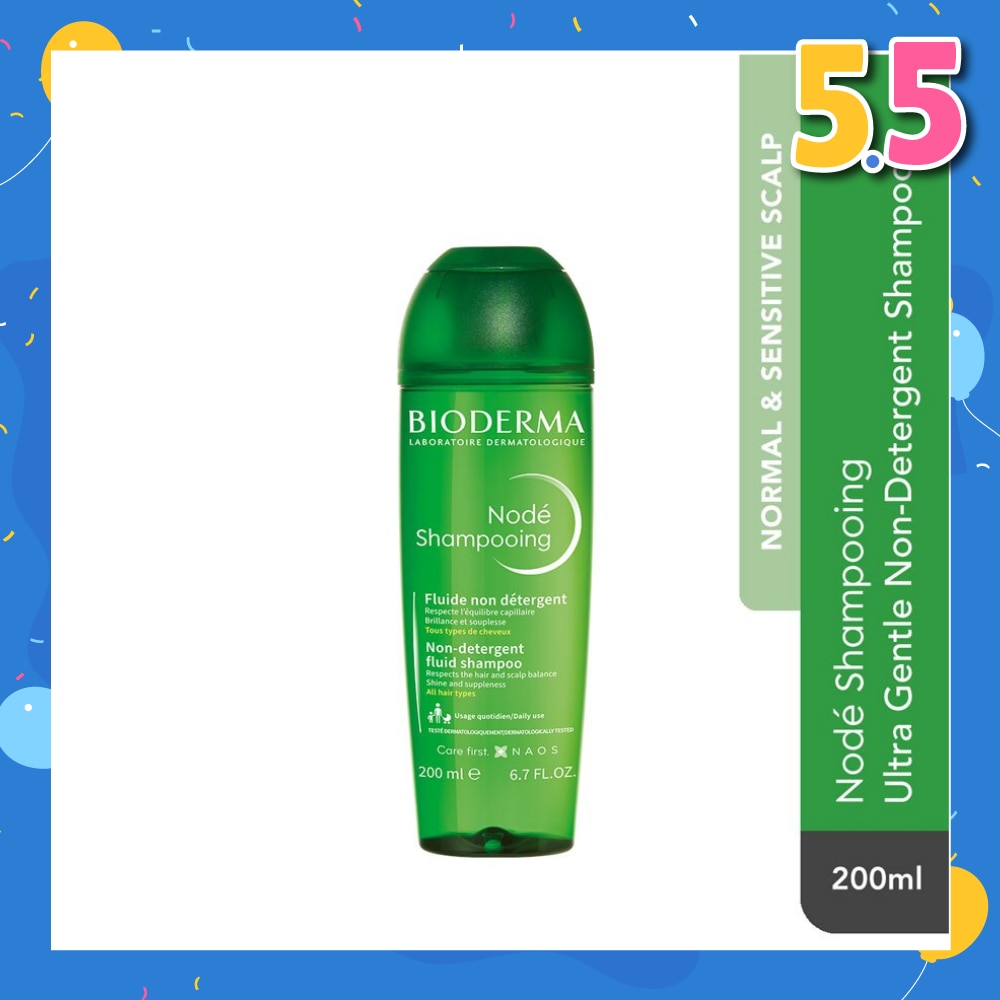 Node Shampooing Ultra-Gentle Non-Detergent Shampoo (Normal Hair and Sensitive Scalp) 200ml