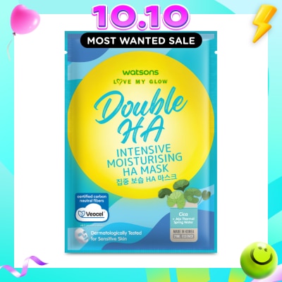 WATSONS Double HA Intensive Moisturising HA Face Mask 1s image