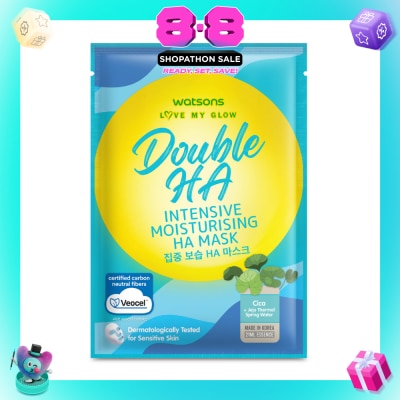 WATSONS - Double HA Intensive Moisturising HA Face Mask 1s