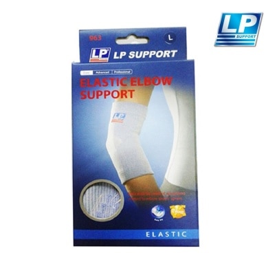 LP SUPPORT Elastic Elbow Support (Size XL) Compressive Support And Pain Relief For Stiff, Weak Or Sore Elbows 1s