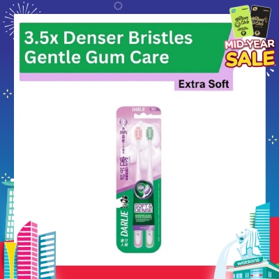 DARLIE Soft & Dense Gentle Gum Care Tootbrush Extra Soft 2s