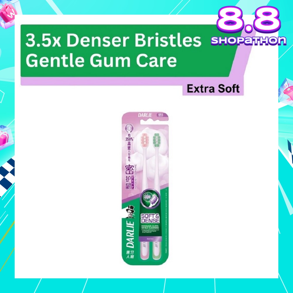 Soft & Dense Gentle Gum Care Tootbrush Extra Soft 2s