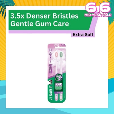 DARLIE Soft & Dense Gentle Gum Care Tootbrush Extra Soft 2s