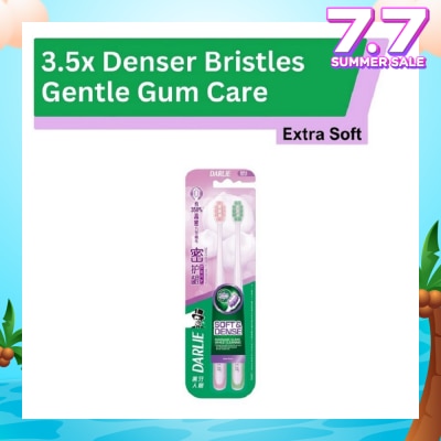 DARLIE Soft & Dense Gentle Gum Care Tootbrush Extra Soft 2s