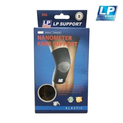 LP SUPPORT Nanometer Knee Support (Size S) Aids Recovery, Provides Compression And Light Support To The Knee 1s