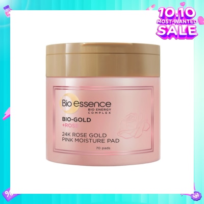 BIO ESSENCE Bio Essence Bio-Gold 24K Rose Gold Pink Moisture Pad 70s