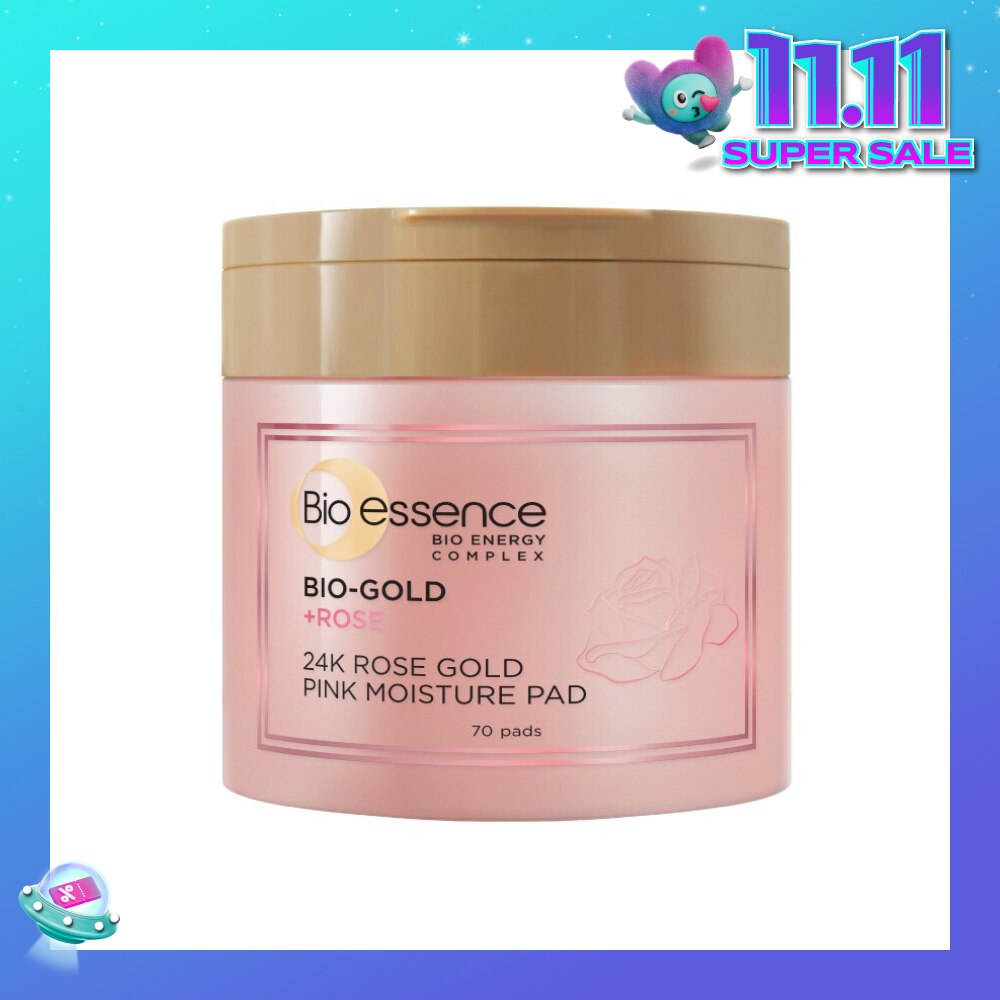 Bio Essence Bio-Gold 24K Rose Gold Pink Moisture Pad 70s