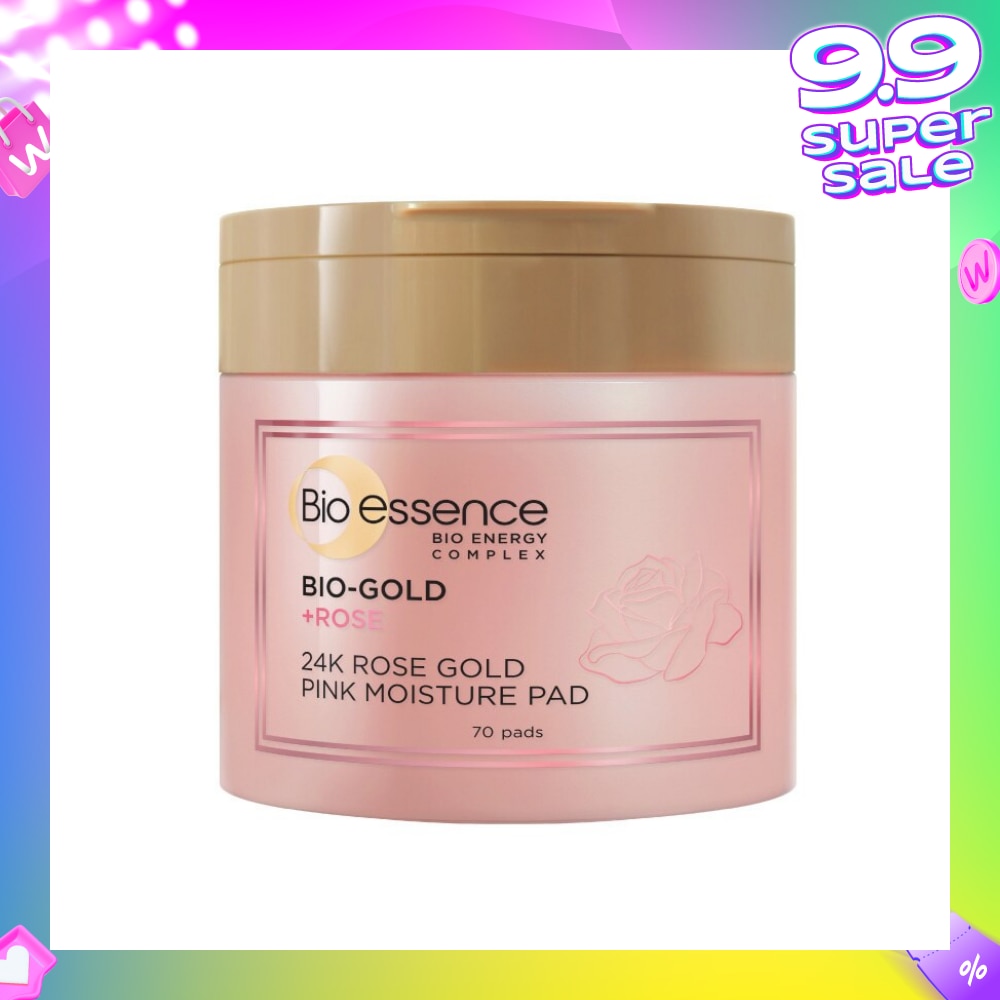 Bio Essence Bio-Gold 24K Rose Gold Pink Moisture Pad 70s