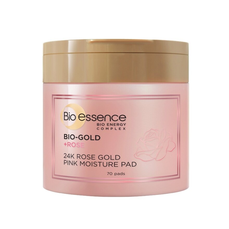 Bio Essence Bio-Gold 24K Rose Gold Pink Moisture Pad 70s