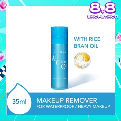 SENKA All Clear Oil Makeup Remover (Effectively Removes All Makeup For Smooth And Hydrated Skin) 35ml