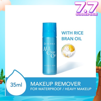 SENKA All Clear Oil Makeup Remover (Effectively Removes All Makeup For Smooth And Hydrated Skin) 35ml
