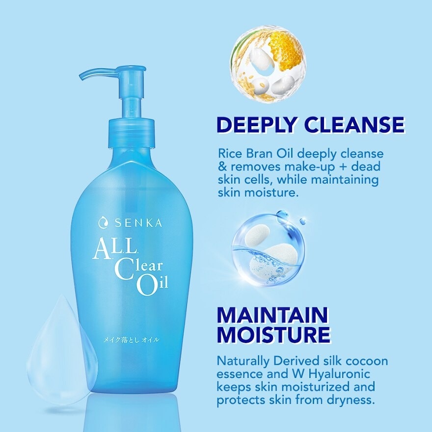 All Clear Oil Makeup Remover (Effectively Removes All Makeup For Smooth And Hydrated Skin) 35ml