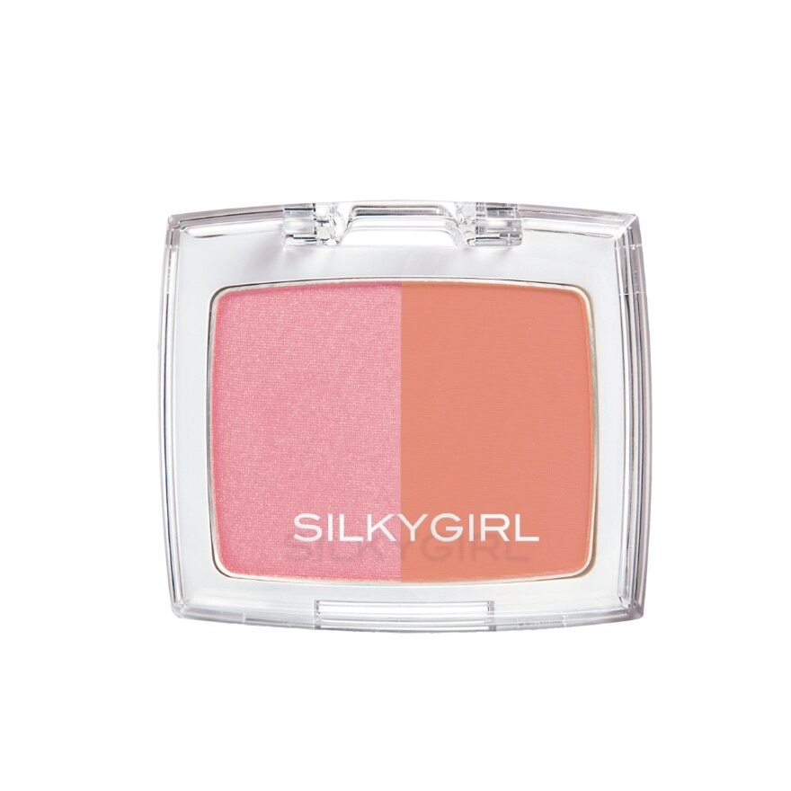 Shimmer Duo Blusher 01 Cheeky Peach 4g