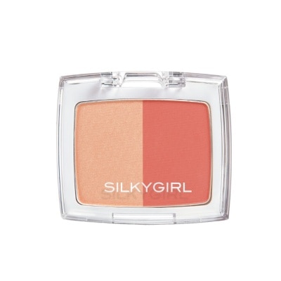 SILKYGIRL Shimmer Duo Blusher 02 Coral Glow 4g