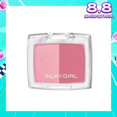 SILKYGIRL Shimmer Duo Blusher 03 Rose Petal 4g