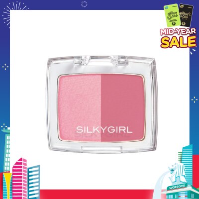 SILKYGIRL Shimmer Duo Blusher 03 Rose Petal 4g
