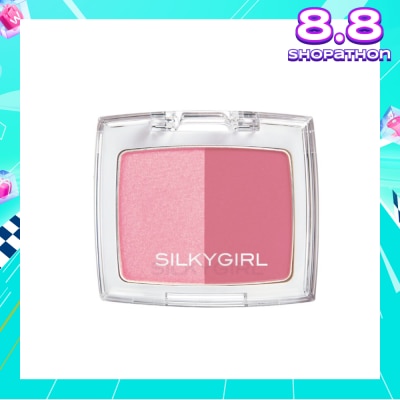SILKYGIRL Shimmer Duo Blusher 03 Rose Petal 4g