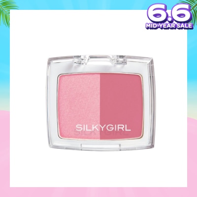 SILKYGIRL Shimmer Duo Blusher 03 Rose Petal 4g