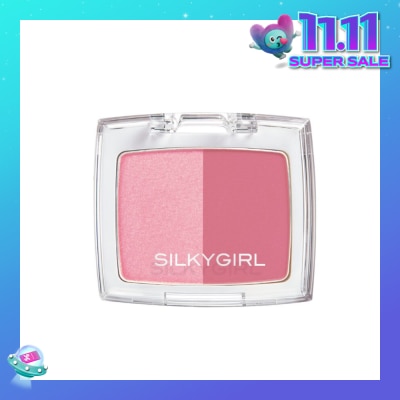 SILKYGIRL Shimmer Duo Blusher 03 Rose Petal 4g