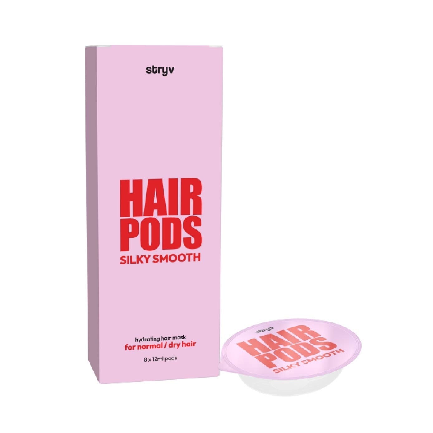 Hair Pod Hydrating Hair Mask Silky Smooth (Suitable for Normal to Dry Hair) 12ml x 8s