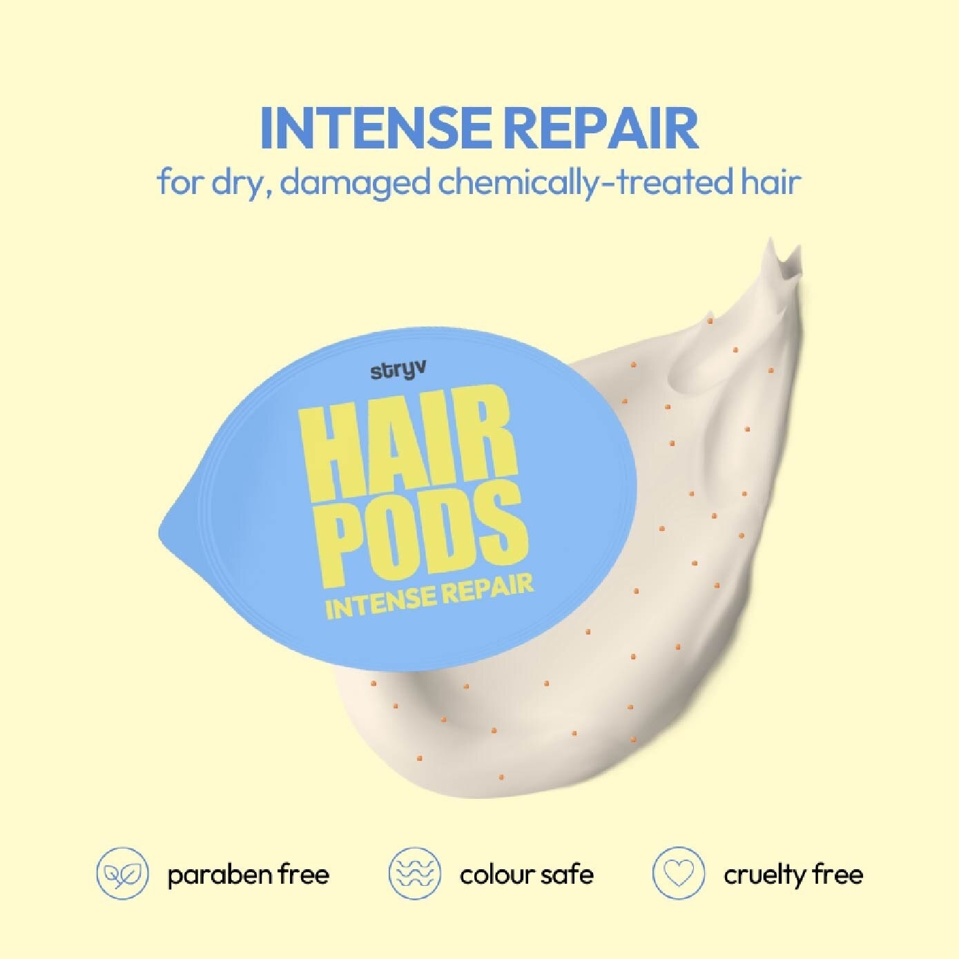 Hair Pod Hydrating Hair Mask Intense Repair (Suitable for Damaged Hair) 12ml x 8s