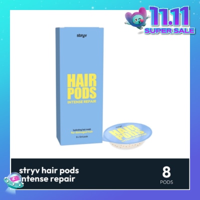 STRYV Hair Pod Hydrating Hair Mask Intense Repair (Suitable for Damaged Hair) 12ml x 8s