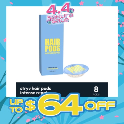STRYV - Hair Pod Hydrating Hair Mask Intense Repair (Suitable for Damaged Hair) 12ml x 8s
