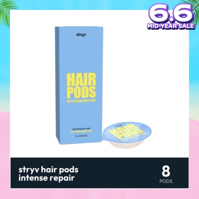 STRYV Hair Pod Hydrating Hair Mask Intense Repair (Suitable for Damaged Hair) 12ml x 8s