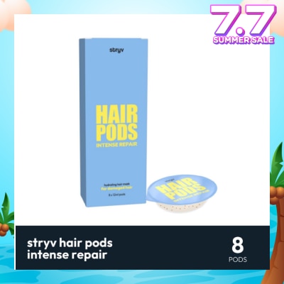 STRYV Hair Pod Hydrating Hair Mask Intense Repair (Suitable for Damaged Hair) 12ml x 8s