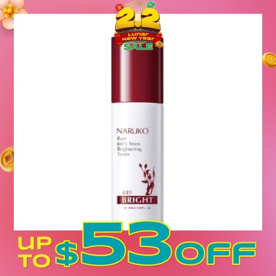 NARUKO Raw Jobs Tears Brightening Toner (Refine Skin Texture) 150ml (Expiry: Jul`2026)