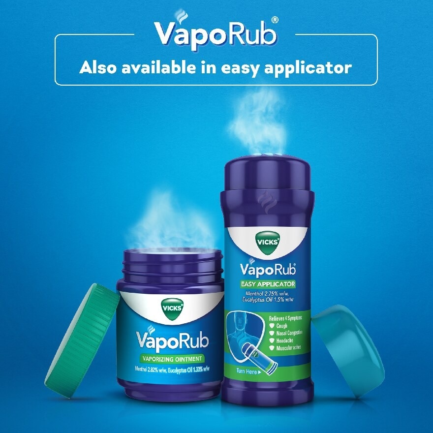 Vaporub Easy Applicator Topical Ointment For Cough And Cold Symptoms (Stick) 35g