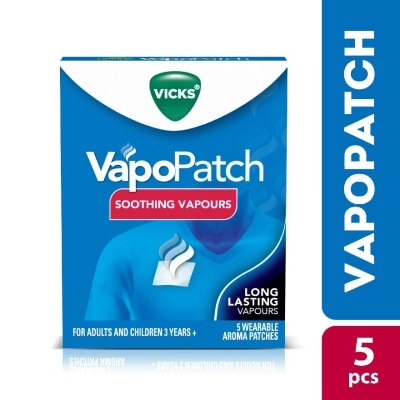 VICKS Vapopatch Wearable Aroma Patches (Help You Breathe Easy With Soothing Vicks® Vapours) 5s