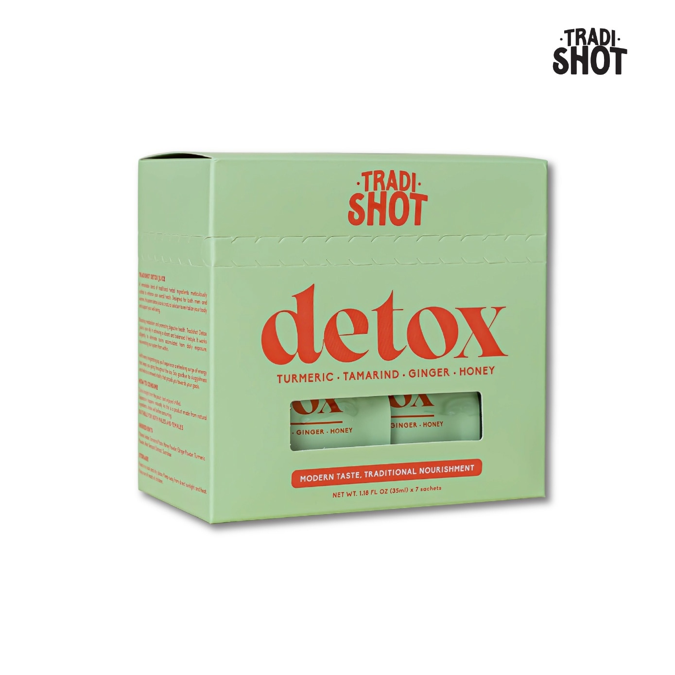 Detox Juice with Turmeric, Ginger & Honey 35ml x 7s