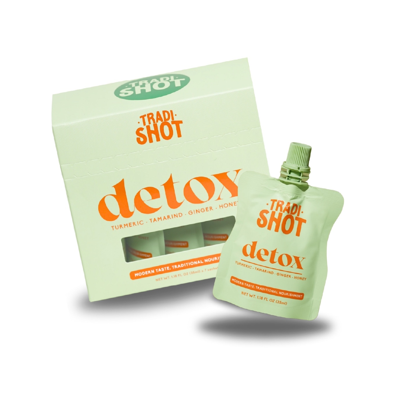 Detox Juice with Turmeric, Ginger & Honey 35ml x 7s