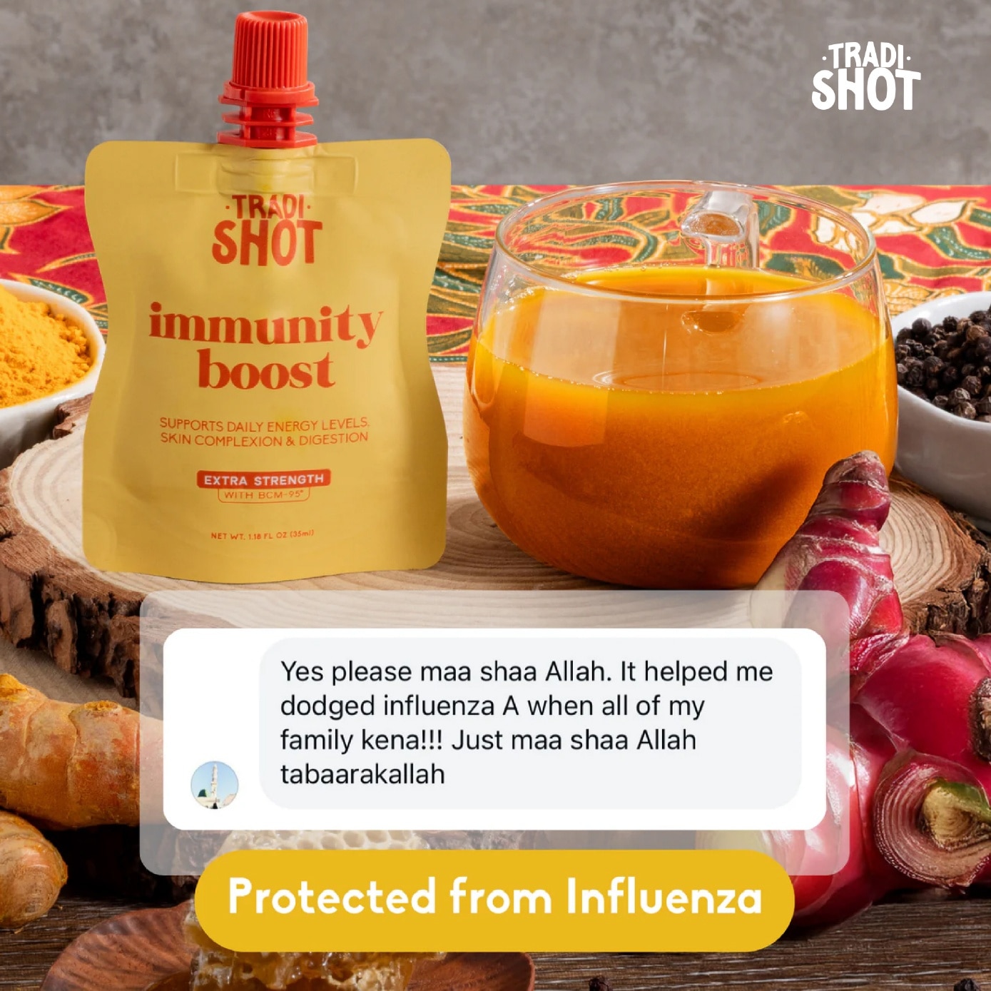 Immunity Boost Juice with BCM-95 Curcumin 35ml x 7s