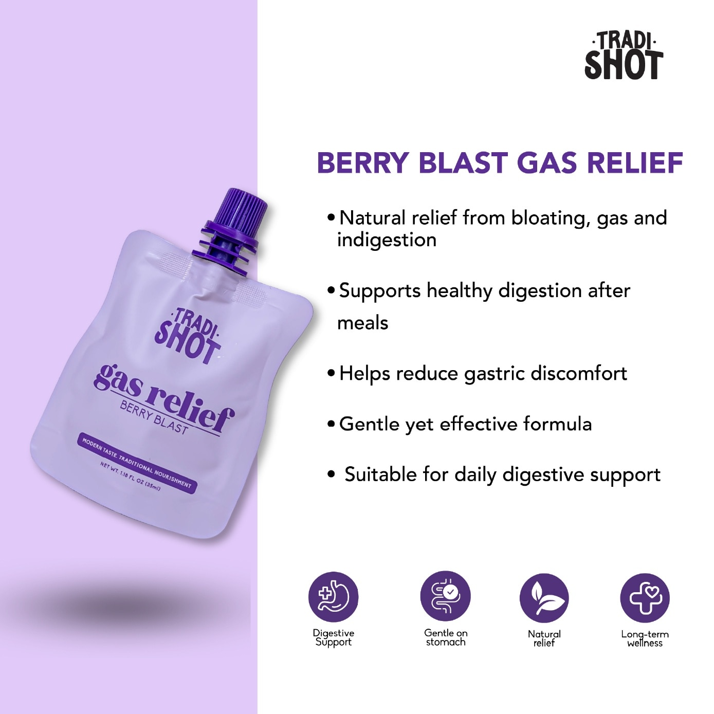 Gas Relief Juice Berry Blast 35ml x 7s
