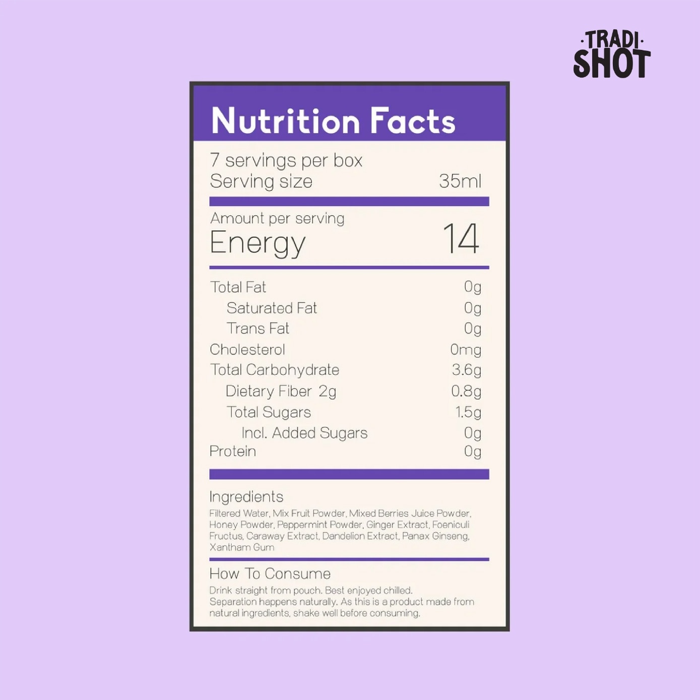 Gas Relief Juice Berry Blast 35ml x 7s
