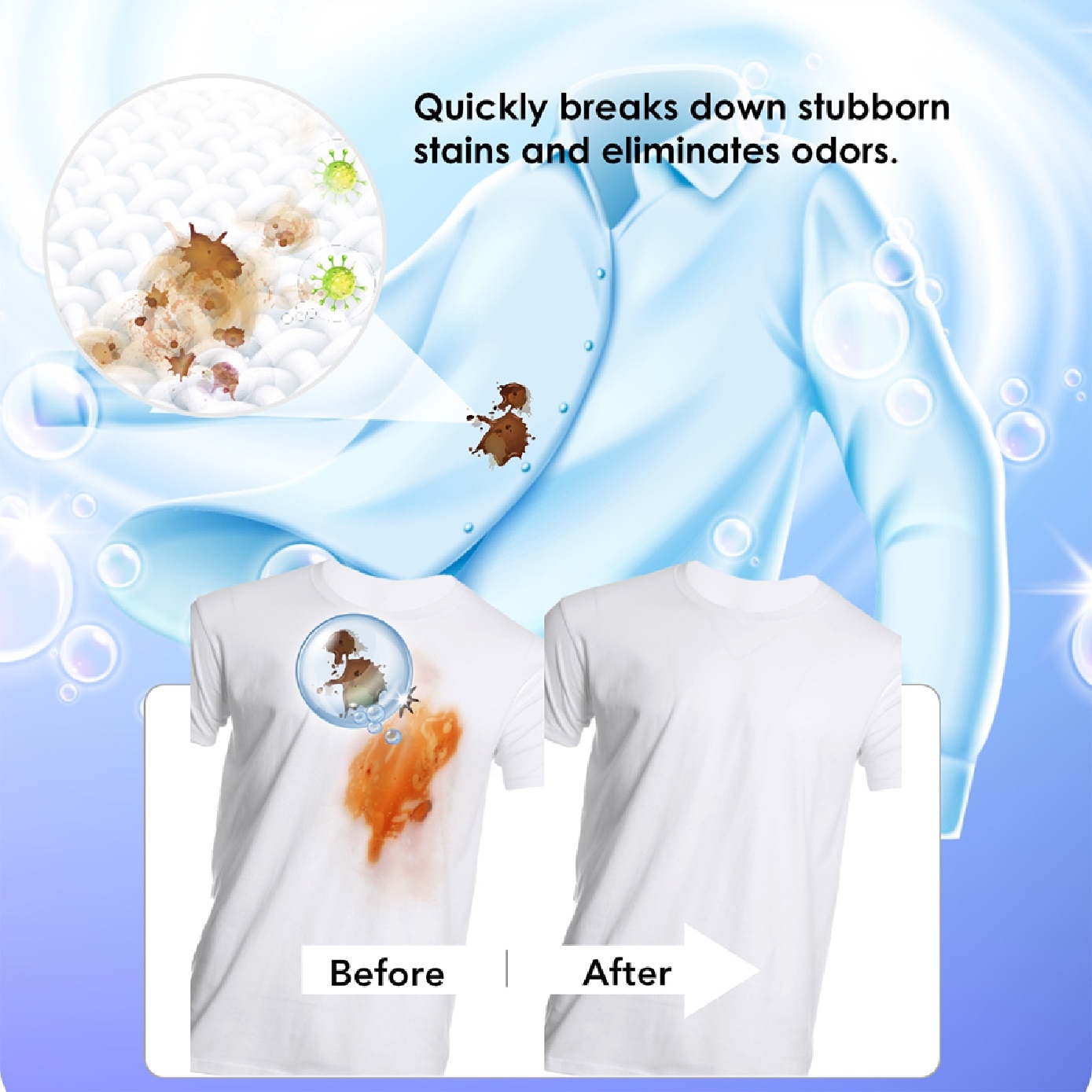 Quick Clean Antibacterial Laundry Detergent 1800g