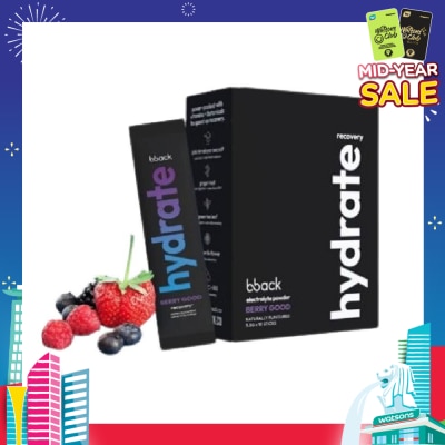 BOUNCEBACK Hydrate Recovery Boost Berry Electrolyte Powder 5.5g x 10s