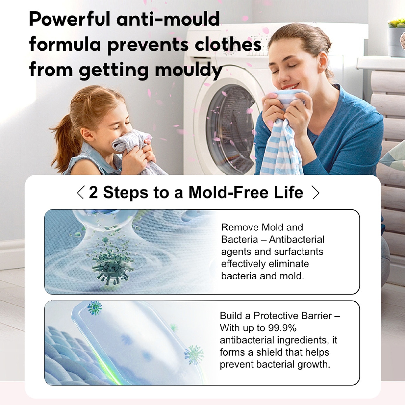 Quick Clean Mildewproof Laundry Detergent 1800g