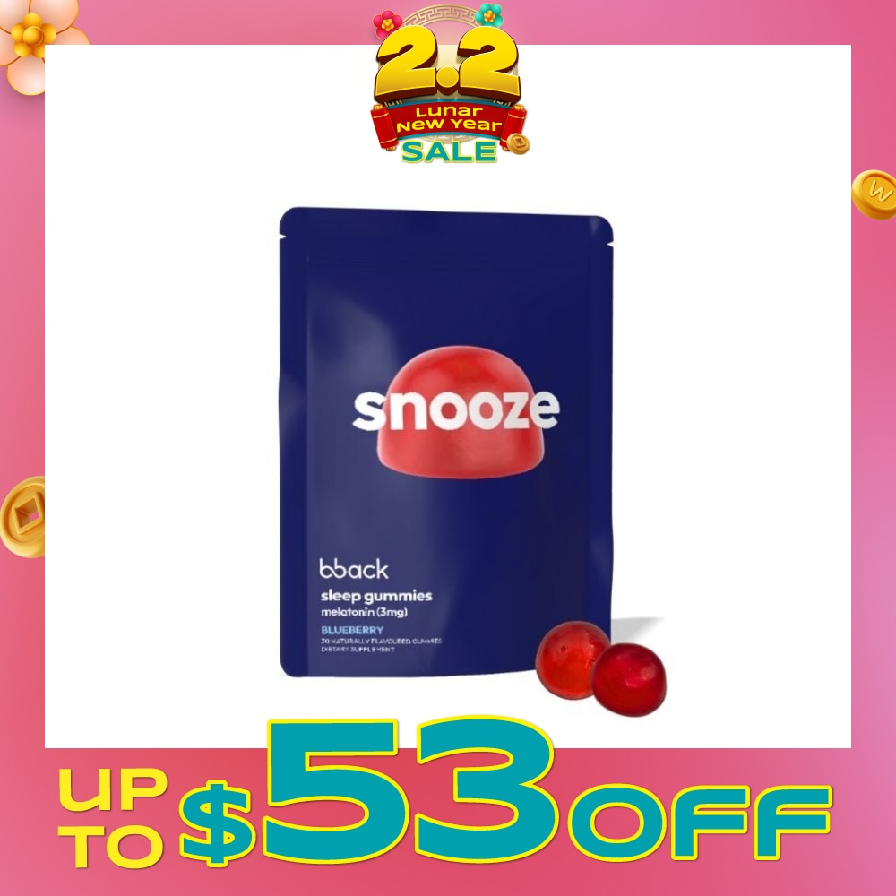 Snooze 3mg Melatonin Gummies 30s