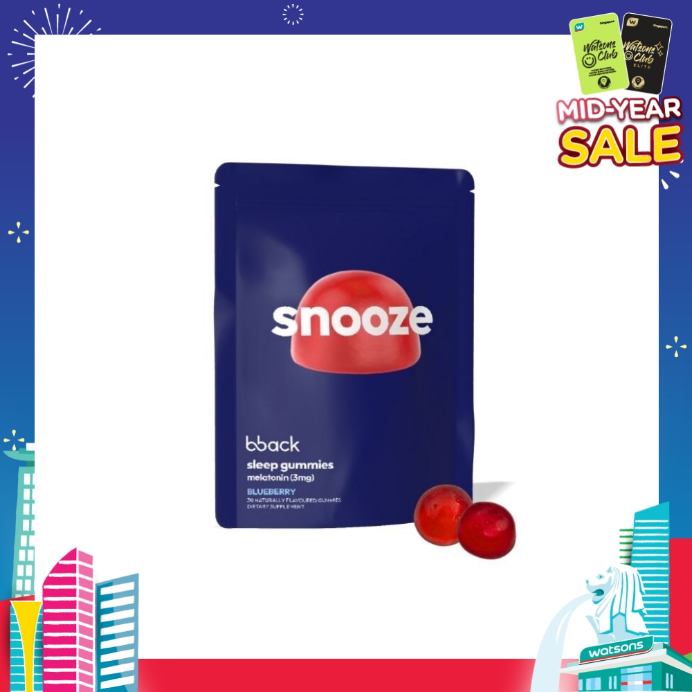 Snooze 3mg Melatonin Gummies 30s